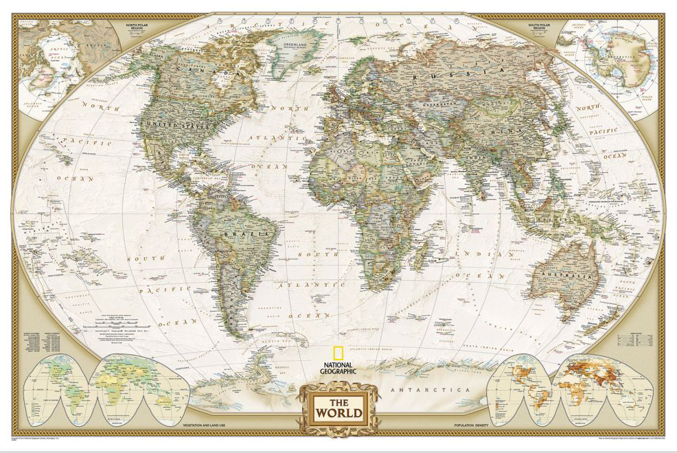 Carte du Monde avec Drapeaux - Top Carte