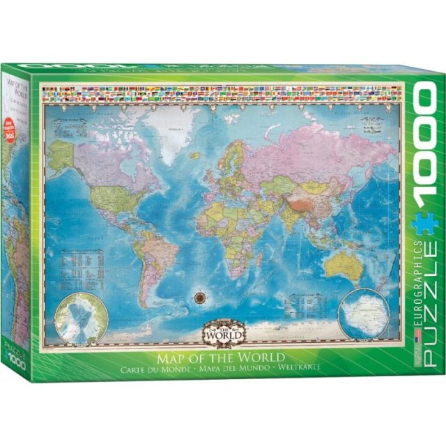 Map of the world - 1000 pcs - Puzzle