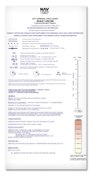 Carte de région terminale (VTA) - NAV Canada - Terminal Area Chart (VTA)