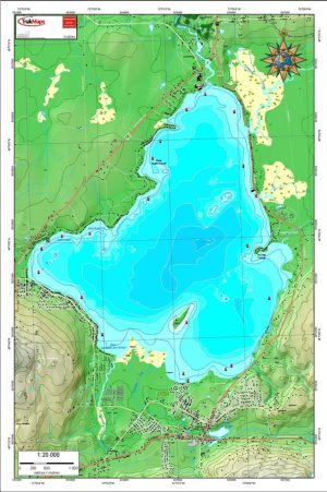 Carte de lac TrakMaps