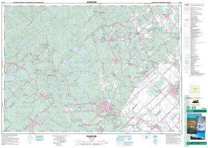 Cartes topographiques échelle 1:50 000 - Gouvernement du Canada