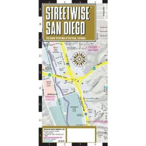 San Diego plan de ville plastifié Streetwise Michelin