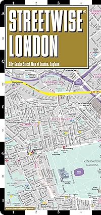 London city map laminated Streetwise Michelin