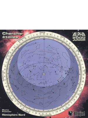 Cherche-étoiles Alpha 2000 Junior - Hémisphère Nord - français