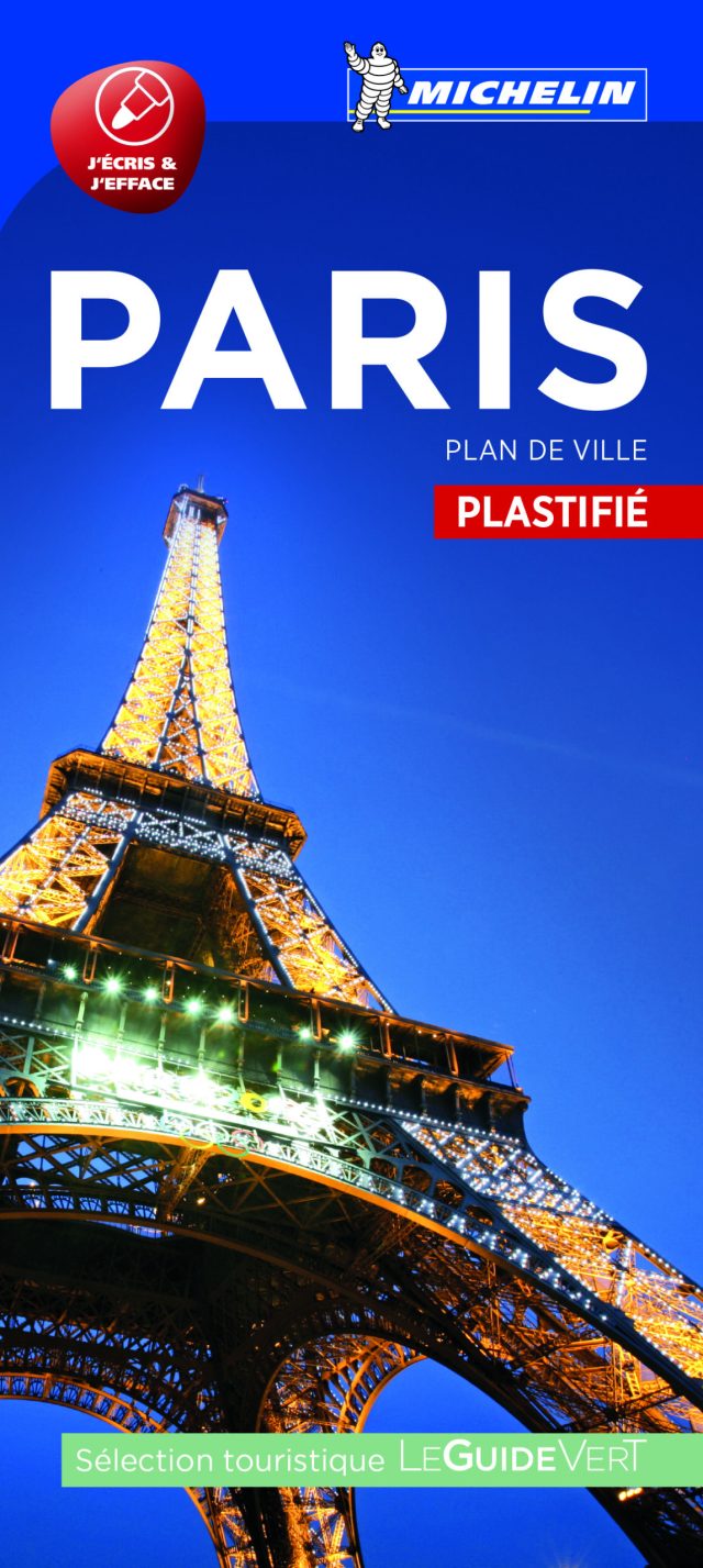 Paris plan de ville plastifié Michelin