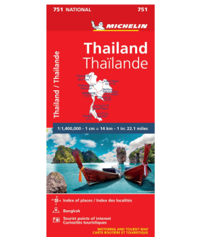 Thailande - Carte routière 751 - Michelin