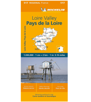 Pays de la Loire - Carte routière - Michelin #517