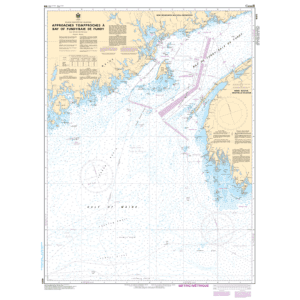 CARTE MARINE 4011 Approches à Bay of Fundy