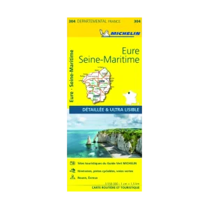 Eure and Seine-Maritime road map Michelin #304