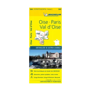 Oise, Paris and Val d'Oise road map Michelin #305