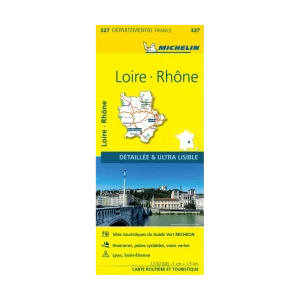 Loire et Rhône carte routière Michelin #327