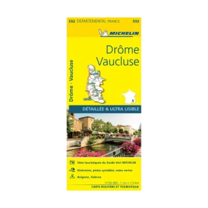 Drôme and Vaucluse road map Michelin #332