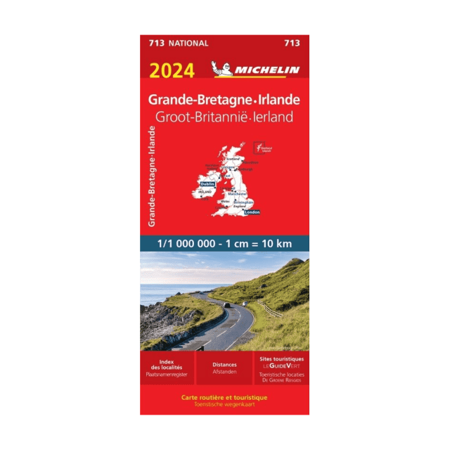 Great-Britain Ireland road map Michelin #713