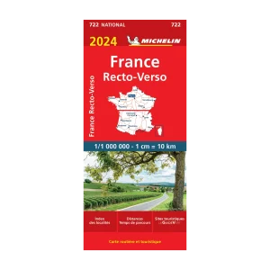 France double-sided road map Michelin #722