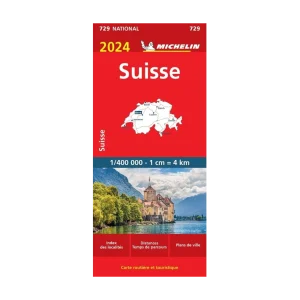 Switzerland road map Michelin #729