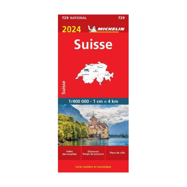 Switzerland road map Michelin #729