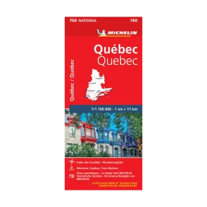 Québec carte routière Michelin #760