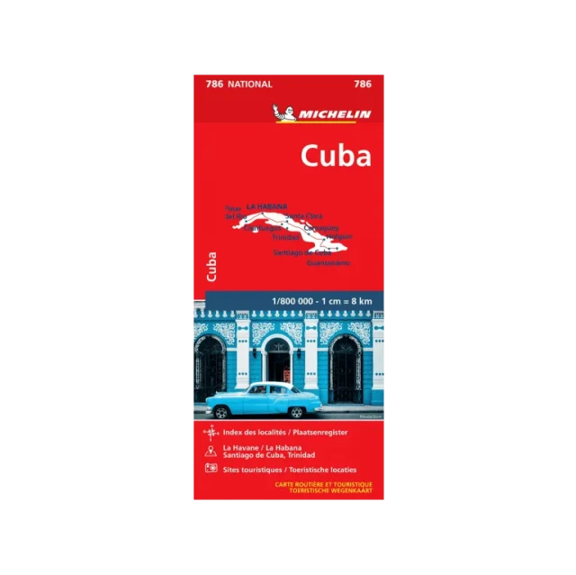 Cuba road map Michelin #786