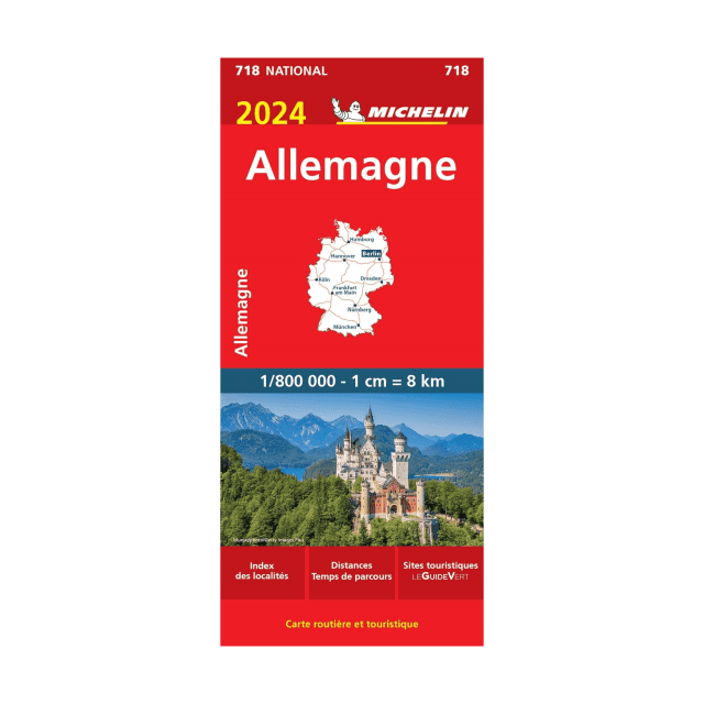 Allemagne carte routière Michelin #718