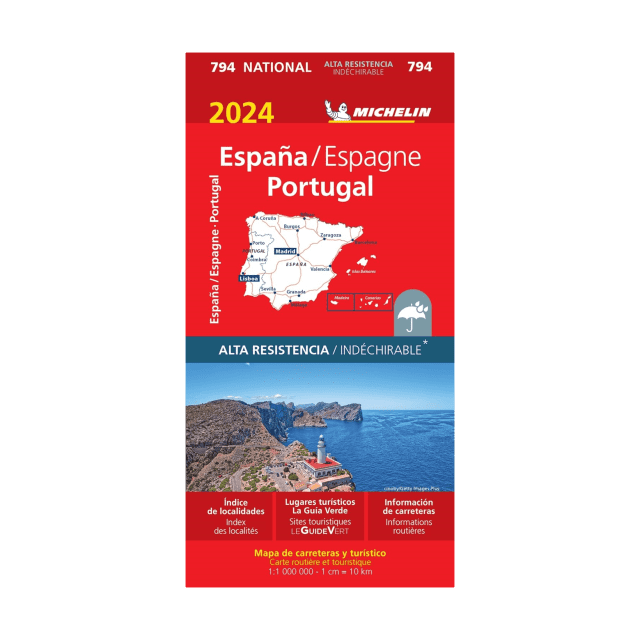 Esagne Portugal carte routière Michelin #794