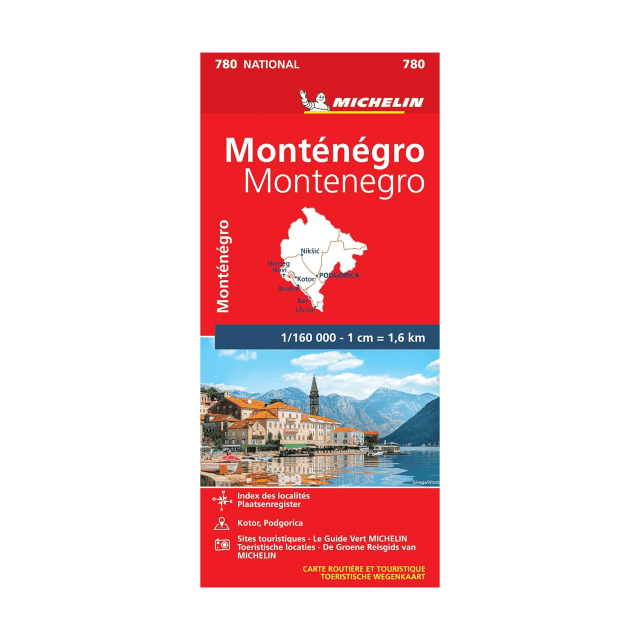 Montenegro road map Michelin #780