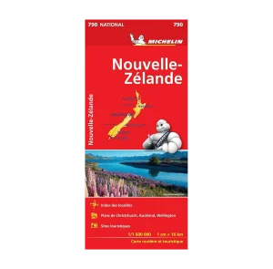 Nouvelle-Zélande carte routière Michelin #790