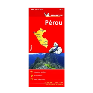 Peru road map Michelin #763