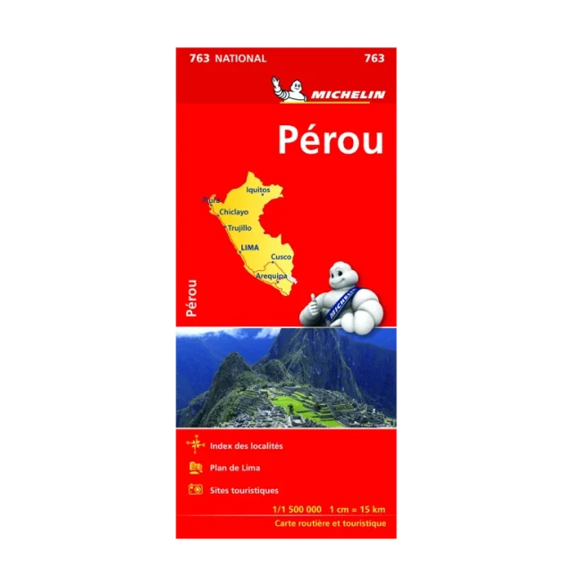 Peru road map Michelin #763