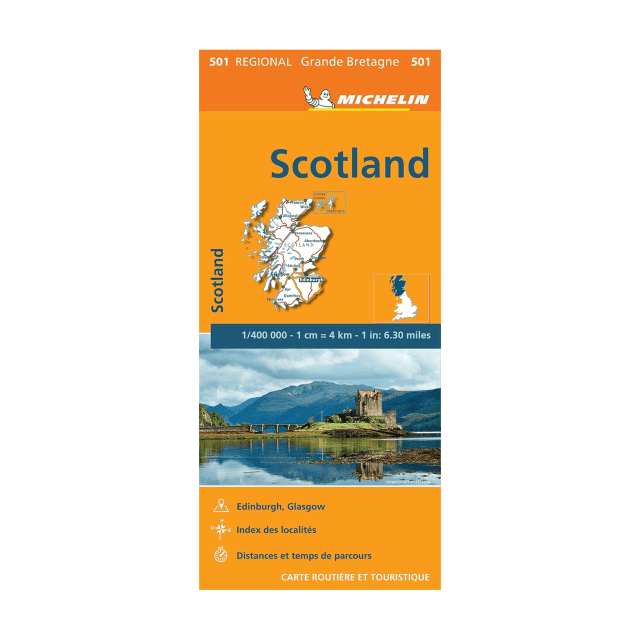 Scotland road map Michelin #501