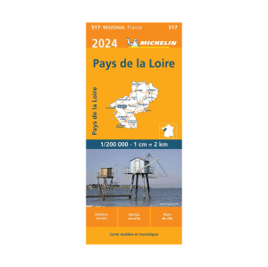 Pays de la Loire carte routière Michelin #517