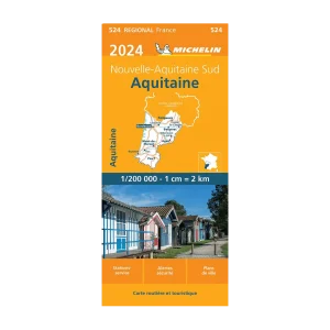 Aquitaine carte routière Michelin #524