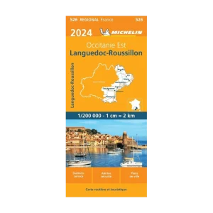 Languedoc-Roussillon road map Michelin #526