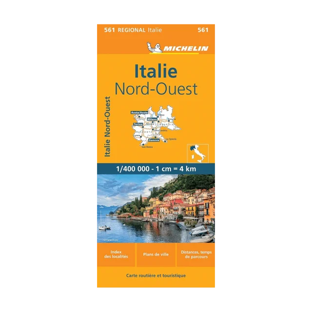 Italy North-West road map Michelin #561