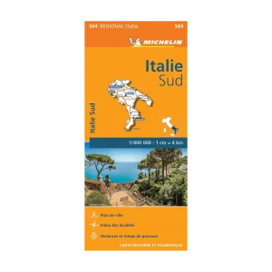 Italie Sud carte routière Michelin #564