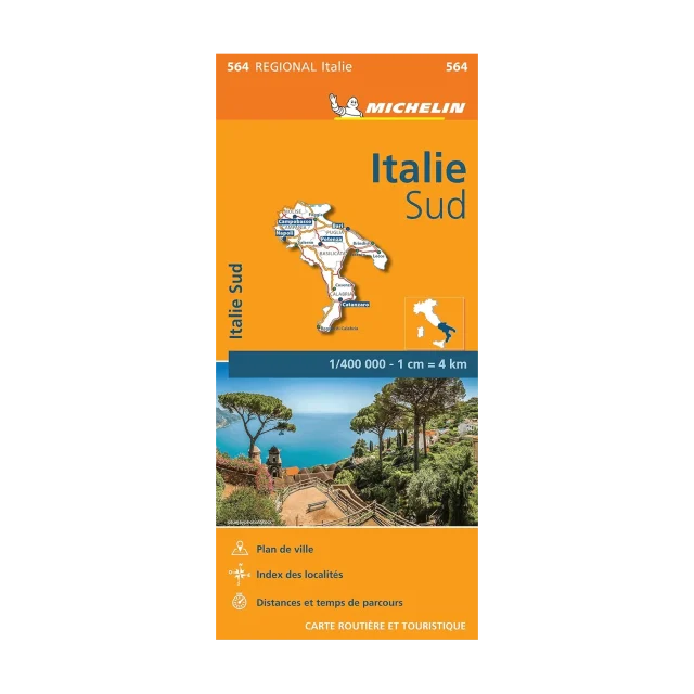 Italie Sud carte routière Michelin #564