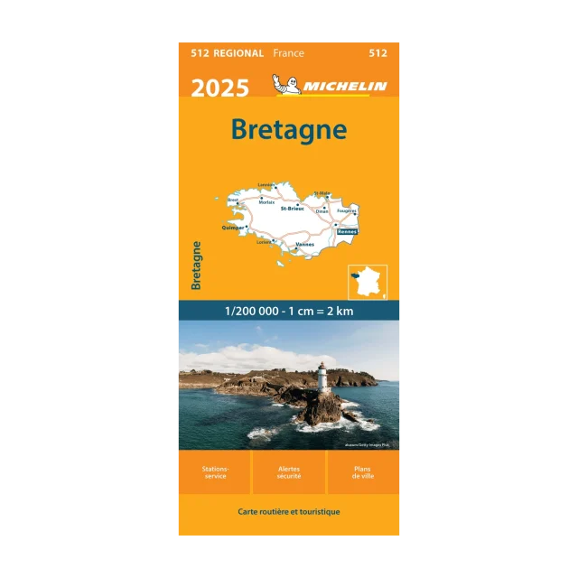 Bretagne - Carte routière Michelin