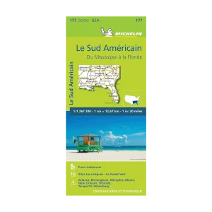 Sud américain carte routière Michelin #177.