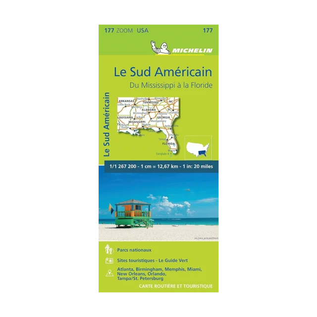 Sud américain carte routière Michelin #177.