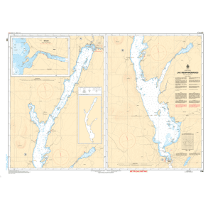 Carte Marine Chart 1360 Lac Memphrémagog