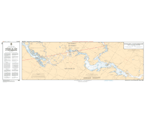 CARTE MARINE 1552: Portage-du-Fort à Île Marcotte