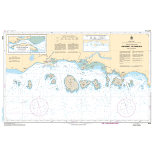 Carte Marine Chart 4432 Archipel de Mingan