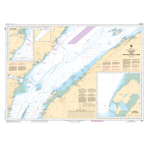 Carte Marine chart 1320 Île du Bic au Cap de La Tête au Chien