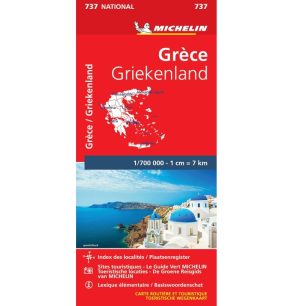 Grèce carte routière Michelin #737