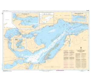 Carte marine 1430 chart CHS