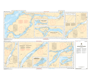 Carte marine 1509 CHS chart