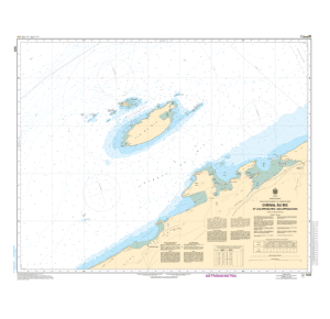 Carte marine chart 1223 Chenal du Bic