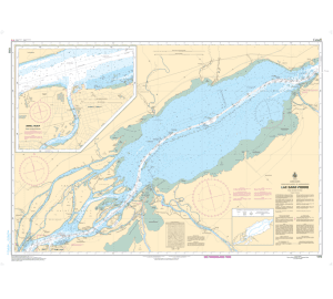 Carte marine chart 1312 Lac Saint-Pierre