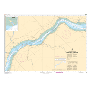 Carte marine chart 1314 Donnacona à Batiscan