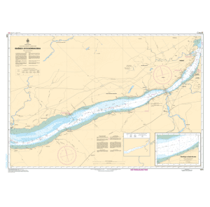 Carte marine chart 1315 Québec à Donnacona