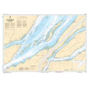Carte marine chart 1317 Sault-au-Cochon à Québec
